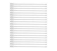 SALALIS Porte-clés en Fil Durable en Acier Inoxydable pour un Usage Quotidien, 20 Pièces de Câble de Porte-clés à Verrouillage à Vis, Facile à Installer, pour Hommes et Femmes