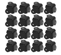 SALALIS Protecteurs d'angle d'angle Garde en Métal Robuste pour Meubles D'armoire de Haut-Parleur Noir 16 Pièces pour Haut-parleurs Systèmes de Son de Scène Meubles D'amplificateur de Guitare
