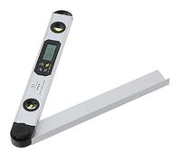 SALALIS Règle D'angle Numérique avec Affichage LED, Outil de Mesure de Rapporteur de Niveau électronique Durable pour les Professionnels, Taille 400 Mm, Comprend un Sac en Tissu