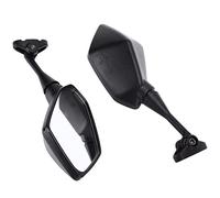 SALALIS Rétroviseurs Latéraux de Moto de Haute qualité, Remplacement Gauche Droit pour CBR250R pour une Vision Plus Claire pour les Motocyclistes, Coque ABS Noire