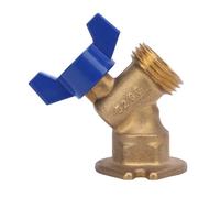 SALALIS Robinet à Tournant Sphérique 1/4 Po en Laiton Robuste pour Systèmes de Plomberie, Fermeture Facile pour un Usage Domestique, 1 Vanne