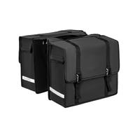 SALALIS Sacoches de Vélo étanches Double Face, Grande capacité 44 L, pour Cyclisme Longue Distance et Déplacements Domicile-Travail, Noir (40,5 * 16 * 34)