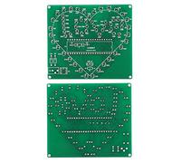 SALALIS STC51 LED MCU Kit en Forme de Coeur Ensemble de Lumière à Assembler Soi-même avec Télécommande pour la Décoration de la Maison 108mm X 98mm Acrylique