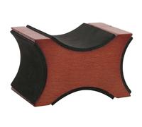 SALALIS Support de Repose-cou de Guitare, Outil de Réparation D'instruments Robuste pour le Remplacement des Cordes, adapté à la Guitare/basse/ukulélé, Matériau en Acajou