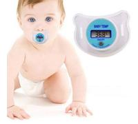 SALALIS thermomètre LCD à sucette Thermomètre à sucette numérique avec affichage LCD, thermomètre numérique en puericulture set