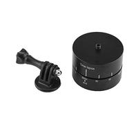 SALALIS Trépied Rotatif à Intervalle de Temps, Mini Stabilisateur Léger et Durable à 360 °, 60 Minutes, pour Smartphones, Métal Noir