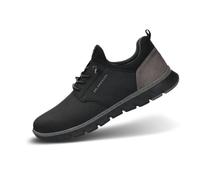 Salamander Baskets pour homme en cuir noir, Noir , 46 EU