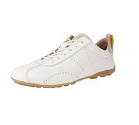 Salamander Baskets basses pour femme en cuir lisse blanc, Blanc/beige., 39 EU