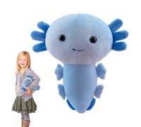 Salamander Plush Toy - Cute Axolotl Stuffed Animal, Soft Pillow Doll | Kids plushiess Gift, Perfect Valentine’s Day Present, Birthday Surprise, Blue and Pink Colors, Cozy Cuddly Toy for Children