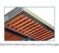 Salamandre de Cuisine électrique Plafond fixe Tubes quartz infrarouge