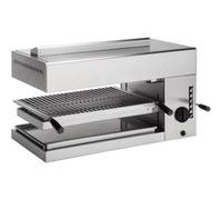 Salamandre de Cuisine gaz - Base mobile 8 positions - Grille 575 x 400 mm - SG7 - - Acier inoxydable NC