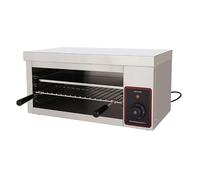 Salamandre Électrique Professionnelle - 2000W - Température 300°C - Minuterie - Inox - 4 Niveaux
