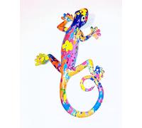 Salamandre Multicolore en RESINE A ACCROCHER