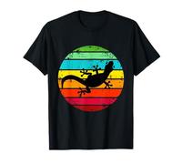 Salamandre Rétro Coucher de Soleil Vintage Animal T-Shirt