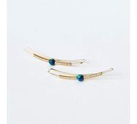 SALAN Boucle d'oreille d'oreille Remplie d'or Perles D'opale Boucles d'oreilles Grimpantes Boucles d'oreilles Boho Minimalist pour Femmes
