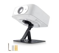 Salange - Support 3-en-1 pour projecteur, Support de bureau portable pour projecteur, Support mural et de plafond avec filetage de 6,3 mm, Support pliable pour projecteur réglable à 180° pour la