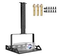 Salange Support Videoprojecteur Plafond,RéGlable en Hauteur pour Projecteur, Universel Support Mural Videoprojecteur Retroprojecteur, Guide-CâBles CachéS, Charge Lourde,pour Home CinéMa et Bureau