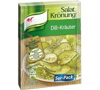 Salat-krönung Dill-Kräuter - Préparation pour Vinaigrette Allemagne aux herbes et à l'aneth 5 x 9 g - Salade prête en un instant - Compatible avec Knorr - 45g