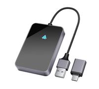 Salcar Adaptateur CarPlay sans fil pour Android - Bi-bande 5.8 GHz, sans délai