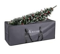 SALCAR Grand sac de Rangement pour Sapin de Noël, 150 * 50 * 60 cm. Sac de Voyage Surdimensionné, aux Déchirures Pouvant Contenir des Décorations de Noël, des Vêtements, des Coussins, etc. - Gris