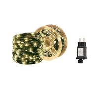 SALCAR Guirlande Lumineuse 100m 1000 LEDs sur Fils de Cuivre, Guirlande pour Arbre de Noël avec 8 Modes, Minuterie et Mémoire, Éclairage Noël Imperméable pour Intérieur et Extérieur, Blanc Chaud