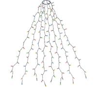 SALCAR Guirlande Lumineuse 280 LEDs pour Sapin de Noêl, 1,5m x 8 exterieur Etanche Guirlande LED Sapin Décoration (1-2,3m sapin) pour Décoration Maison, Fête, Noël, Soirée, Mariage, Jardin - Coloré