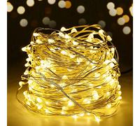 Salcar coloré LED guirlande lumineuse de 10 mètres - 33 Ft 100 diodes à l'intérieur du fil de cuivre Micro pour les fêtes de Noël