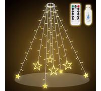 SALCAR Guirlande Sapin Lumineuse 148 LEDs de Noël, Guirlande LED Sapin Décoration (1,2-2,3m sapin) pour Décoration Maison, Fête, Noël, Soirée, Mariage, Jardin…