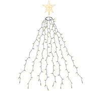 SALCAR Guirlande Sapin Lumineuse 210 LEDs de Noël, Guirlande LED Sapin Décoration (0,8-2,5m sapin) pour Décoration Maison, Fête, Noël, Soirée, Mariage, Jardin