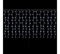 SALCAR Rideau Lumineux LED Pluie Verglaçante 3x1m pour Fenêtre Balcon, 150 LEDs Guirlande Lumineuse Extérieur Intérieur Noël, Décoration Noël Suspendue avec 8 Modes Timer Mémoire, Blanc Froid