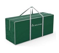 SALCAR Sac de Rangement pour Sapin Noël, Housse de Protection pour Sapin de Moins de 270cm. Tissu Oxford 600D, Imperméable, Anti-poussière, Durable et Pliable, avec Poignées - Vert