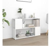 ""SALE 2024"" Bibliothèque Salon Blanc 100x24x63 cm Aggloméré 38,36,Kg