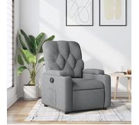 ""SALE 2024"" Fauteuil Salon JMS - Fauteuil inclinable relaxation - Gris clair Tissu 20,15,Kg 2573