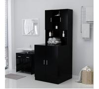 ""SALE 2024"" Meuble pour machine à laver Noir 71x71,5x91,5 cm 65,88,Kg