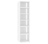 ""SALE 2025""Armoire à chaussures - MOOD - Commode à Chaussures - Blanc 27,5x27x102 cm - Bois d'ingénierie Chill3189629