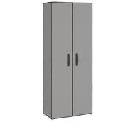 ""SALE 2025""Armoire à chaussures - MOOD - Commode à Chaussures - Gris 60x30x166 cm Tissu Chill3779072