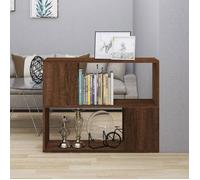 ""SALE 2025""Armoire Basse Télé - Bibliothèque/Séparateur de pièce - Chêne marron - 80x24x63 cm,12,5 Kg 8400