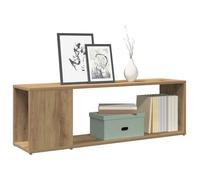 ""SALE 2025""Armoire Basse Télé - Meuble TV chêne artisanal 100x24x32 cm - bois d'ingénierie,8,25 Kg 1163