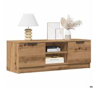 ""SALE 2025""Armoire Basse Télé - Meuble TV chêne artisanal 102x35x36,5 cm - bois d'ingénierie,18,15 Kg 7994