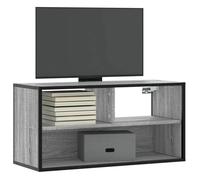 ""SALE 2025""Armoire Basse Télé - Meuble TV - Sonoma gris - 80x31x39,5 cm - bois d'ingénierie et métal,14,05 Kg 5807