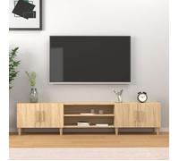 ""SALE 2025""Armoire Basse Télé - Meubles TV - Chêne sonoma - 180x31,5x40 cm - bois d'ingénierie,26,88 Kg 1932