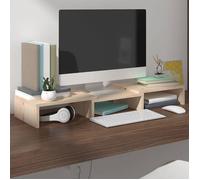 ""SALE 2025""Armoire Basse Télé - Support pour moniteur 60x24x10,5 cm Bois de pin solide,2,26 Kg 4699