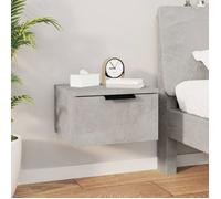 ""SALE 2025""Armoire de Nuit suspendue - Table de chevet murale - Gris béton - 34x30x20 cm,7,04 Kg 4282