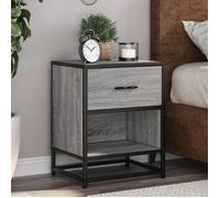 ""SALE 2025""Armoire de Nuit suspendues - Tables de chevet - Lot de 2 - Sonoma gris - 40x31x50 cm bois ingénierie,23,15 Kg 2652