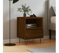 ""SALE 2025""Armoire de Nuit - Table de chevet - Chêne marron - 40x35x50 cm - Bois d’ingénierie,11,55 Kg 6173