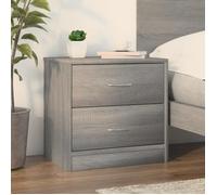 ""SALE 2025""Armoire de Nuit - Table de chevet - Sonoma gris - 40x30x40 cm - bois d'ingénierie,9,34 Kg 1283