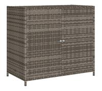 ""SALE 2025""Armoire de rangement de jardin/Coffre à Coussin Extérieur MOOD - gris 83x45x76 cm résine tressée Chill777117