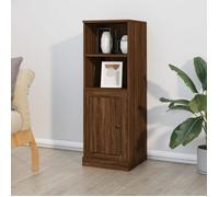 ""SALE 2025""Armoire haute vitrine - Bibliothèque Buffet haut - Chêne marron - 36x35,5x103,5 cm - bois d'ingénierie,18,48 Kg 7431