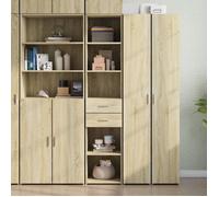 ""SALE 2025""Armoire haute vitrine - Bibliothèque Buffet haut - Chêne sonoma - 40x42,5x185 cm - bois d'ingénierie,37 Kg 7269