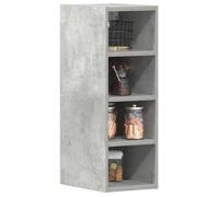 ""SALE 2025""Armoire suspendue - vitrine cuisine murale - Gris béton - 20x29,5x60 cm - bois d'ingénierie,7,75 Kg 8134